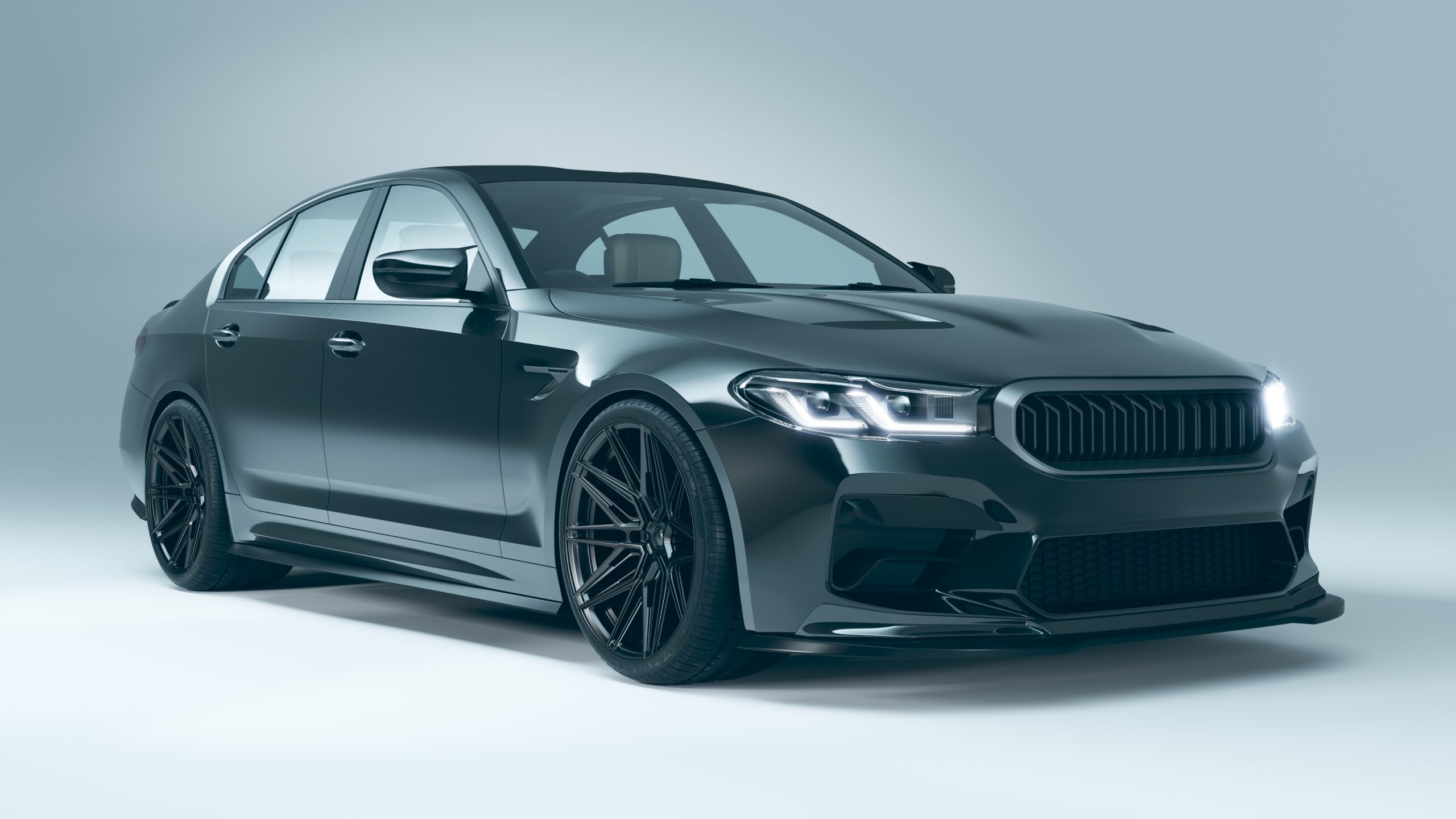 3d,Rendering,Of,A,Brand-less,Generic,Concept,Car